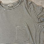 American Eagle  Black & White Striped T-shirt Dress Photo 5
