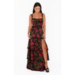 Show Me Your Mumu Lady Corset Maxi Dress in Send Me Roses XS NWT Photo 3