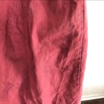 Gap Coral pink Apron Dress. Thick strap cami button belted dress with front pockets. Photo 6