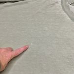 Free People  Daisy Sweatshirt Washed Army Green Small S Oversized Heart OB1899422 Photo 10