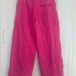 Good American  Parachute Pants Malibu Pink - Small Photo 5
