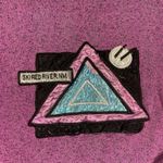 Vintage Ski Skired River Sweatshirt Womens L 90s 80s Purple Fleece Y2K Cyberpunk Size L Photo 2