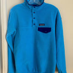 Patagonia Synchilla Snap-T Fleece Pullover Jacket Blue Navy Photo 0