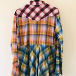 Free People Prarie Plaid Maxi Dress Slip Set NWT Photo 8