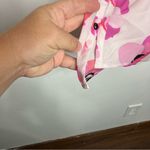 CAbi  floating poppies tie back tank top blouse women size medium business casual Photo 3