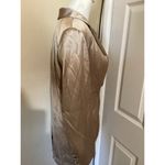 Madewell  Satin Oversized Blazer Matchstick Beige Mid Length 00 Photo 4