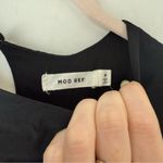 Mod Ref  Black Tiered Midi Dress M Photo 1