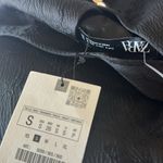 ZARA NWT Black Viscose Jacquard Halter Vest Jumpsuit V-neckline Bloggers Fave Photo 8