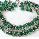 None Multi-Gemstone Bunch Bracelet 925 Sterling Silver Photo 4