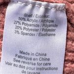 Heartloom  Irene Cowl Neck Button Sweater Pink Rose Medium Photo 3