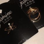 Jasmine  Lane Size 7 Gold Tone Ring Set Photo 1