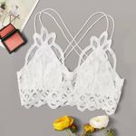 SheIn White Lace Bralette Photo 0