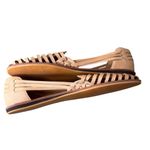 Quince  - 100% Leather Huarache Woven Flats in Cashew Sz 10 Photo 7