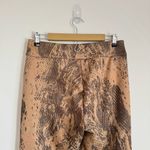 Krazy Larry Size 8 Pull On Ultra Suede Snake Print Ankle Pants‎ Photo 4
