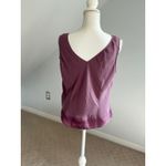 Bandolino Bandalino Embroidered Tank Top Sleeveless V-Neck Mauve Floral Size 14 Photo 1