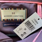 NEW MODERN AMBITION Women's Delightfully Technical Travel Shirt Purple Medium Photo 2