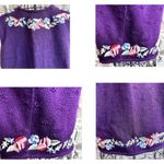 Vintage Marisa Christina Classics Floral Vest Small Plum Embroider Sweat… Size undefined Photo 5