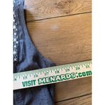 Eddie Bauer  Henley Blouse Women Size Medium Sleeveless Cotton Embroidered Boho‎ Photo 3