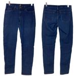 Just Black  Women's 8" Low Rise Dark Wash Indigo Skinny Ankle Jeans Size 27 Photo 10