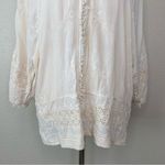 American Eagle  Women’s Medium Boho Crochet Open Front Cardigan Photo 3