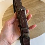 Vintage 90s Warm Brown Leather Arrow Wrap Genuine Leather Belt Size Medium Photo 4