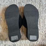 No Boundaries  Women's Mid-Heel Platform Wedge Black Flip-Flop Sandals Size 8 Photo 5