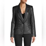 L'Agence Montegoi Studded Leather Blazer 0 Photo 3