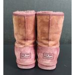 L.L.Bean  Women's Burgundy Suede Leather Boots Size 6M SKU 2045 Photo 1