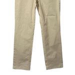 Talbots  Womens Casual Pants Size 12 Cream Corduroys Straight Leg Mid Rise Photo 3