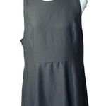 Banana Republic Black Basic Staple Capsule Wardrobe Sleeveless Dress Sz 16 Photo 0