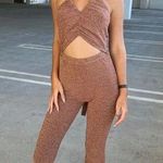 Isabelle's Cabinet Dancing Queen Sparkle Bronze Jumpsuit Photo 0