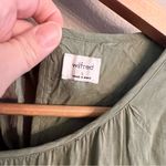 ARITZIA WILFRED Tiered Babydoll Dress Green Size L Photo 8