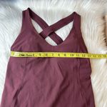 Lululemon Long Breath 2-In-1 Tank In Redwood / Auburn Size 4 Photo 6
