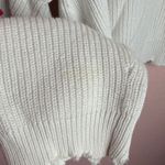 525 America The Alli Distressed Relaxed Hooded Sweater White Women’s. Size M Size M Photo 7