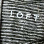 Loft Striped Sheer Rayon Halter Tank Top Women’s Smallnautical Preppy Photo 7