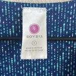 Soybu Yoga Performance Lifestyle Dress Active Dress Blue Geo Stretch Small Photo 2