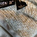 Allen B by Allen Schwartz gold sequin hi low‎ sweater size L Size L Photo 2