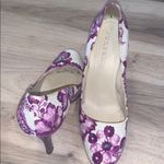 Burberry - Was $100 now $60 floral purple 4 inch heel leather sole 40.5 or… Photo 6