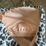 J.Crew Womens Ruched One Piece Swim Suit Gemma Bandeau Leopard Halter Size 12 Photo 5
