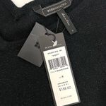 BCBG MAXAZRIA Batwing V-neck Sweater Black metallic Knit Size S NEW Photo 6