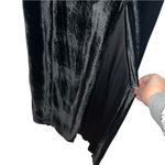 Majorelle NEW NWT Maya Sheer Long Sleeve Velvet Gown In Black Photo 6