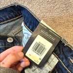 Levi's  Dark Blue 501 Frayed Hem Shorts Photo 5