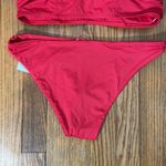 ANDIE  Bikini Set Havana Top Cheeky Bottom Cherry Red‎ Size M NWT Photo 5