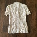 Karen Max Short Sleeve Linen Blazer Gold Size 8 Photo 7