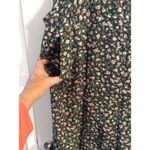 Plus Size 2X floral soft overalls pants Green Photo 4