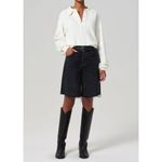 Citizens of Humanity Remi Cotton-Blend Jersey Sweatshirt in White Size Large Photo 8