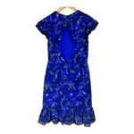 Three Floor Afterglow blue cocktail dress WOMENS SIZE 4 stars constellations Photo 5