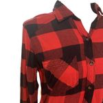 Abercrombie & Fitch | Red Buffalo Check Plaid Button Down Flannel Size Small Photo 2