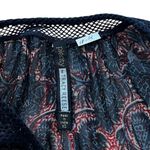 Plenty By Tracy Reese  Multicolor Sheer Bohemian Blouse Women Size XS | 18-12 Photo 2
