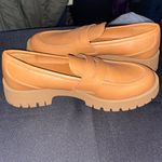 Madden Girl WO size 11 Caramel Faux Leather Slip On Loafers EUC clean Photo 4
